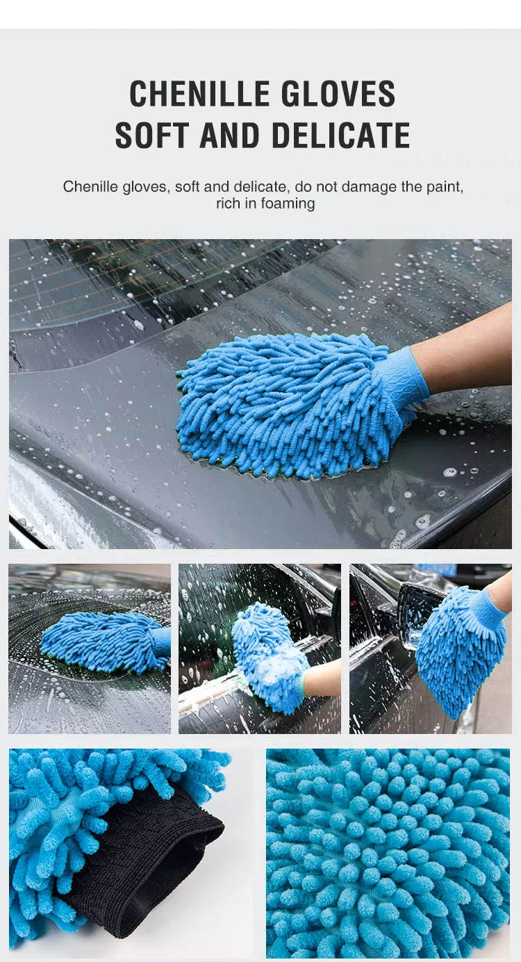 Car Detailing Kit Car Care Cleaning Squeegee Mitt