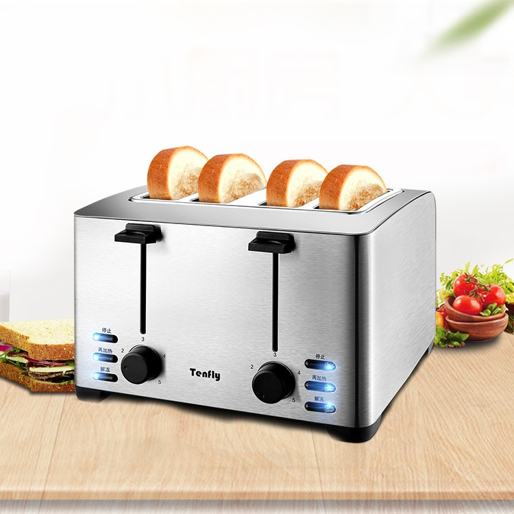 Electric Household Automatic Heated Toast Ultra Wide Slot Bun Peanut Toaster