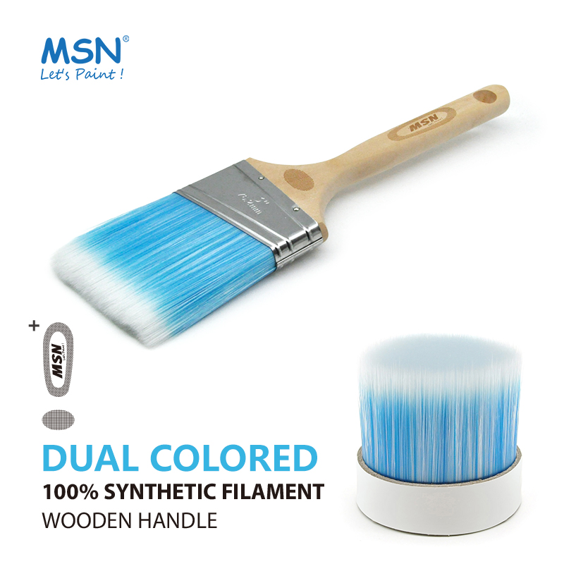 Кисть малярная профессиональная с деревянной ручкой