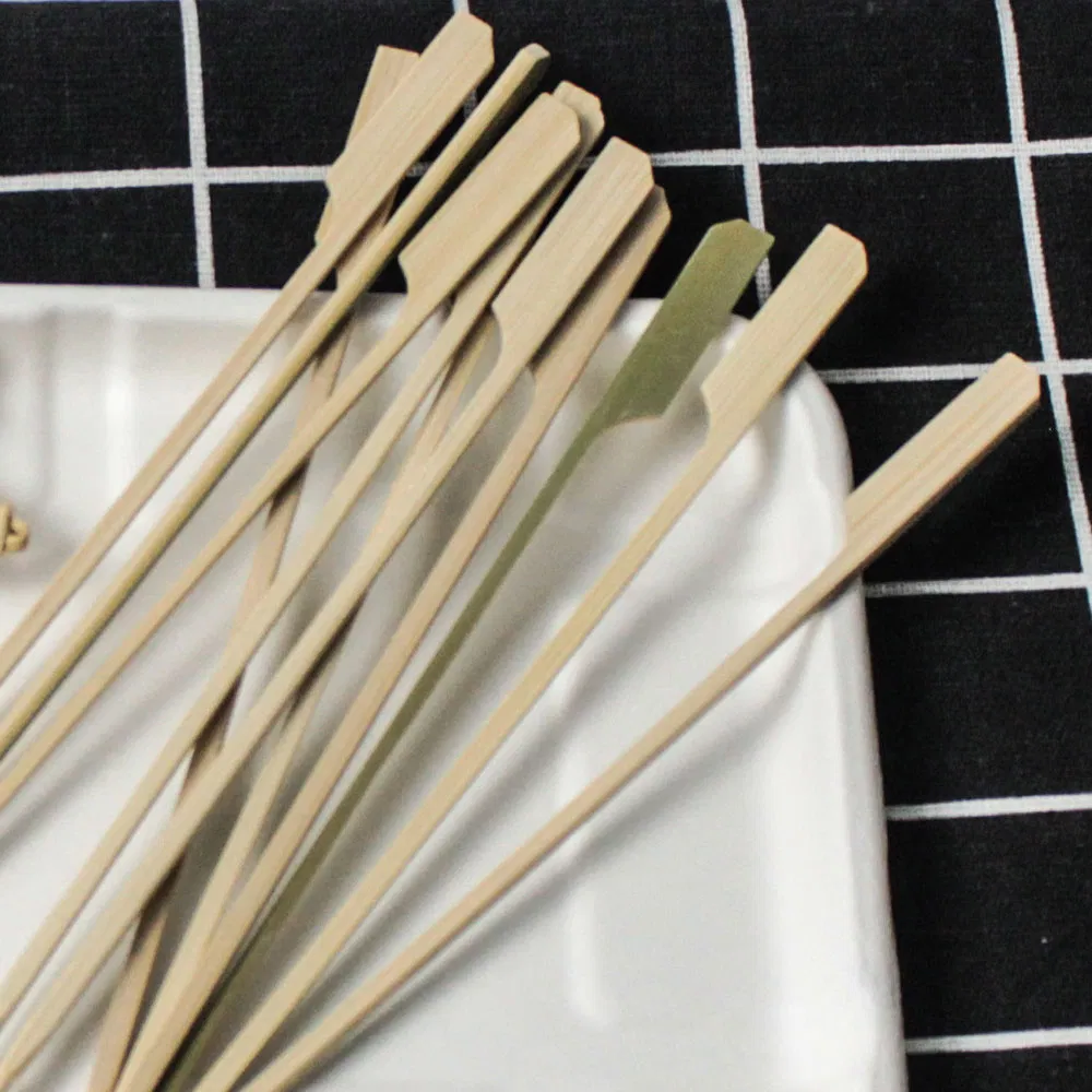 Food-Contacting Grade Eco-Friendly High Quality Natural Bamboo Skewers for BBQ Food