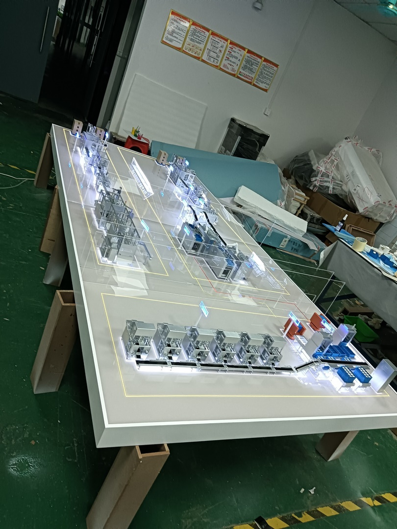 Facial Mask Production Line Process Model Making Is Applicable to Display
