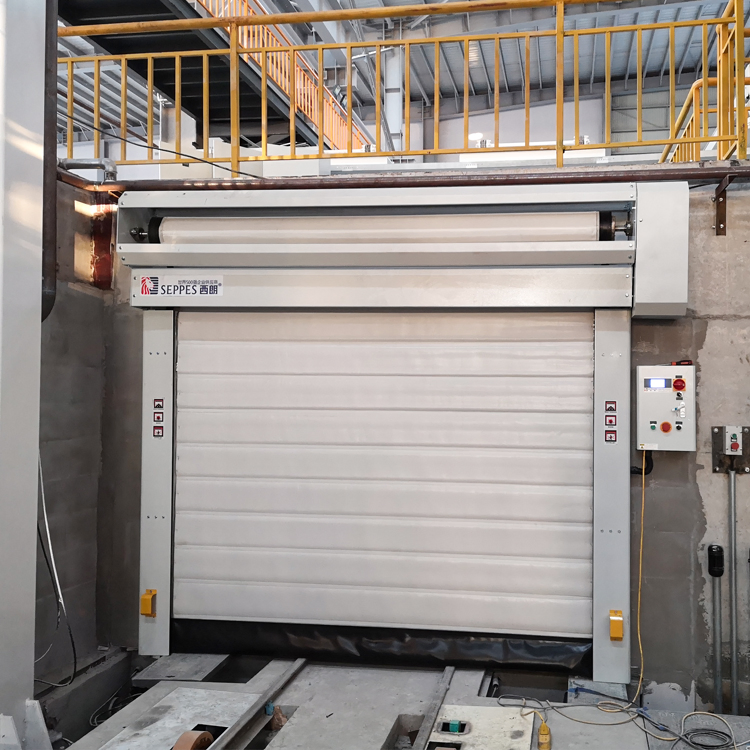 Minus 20 Degrees Celsius High Speed Fast Action Rapid Rolling Shutter Freezer Door with Heat Device for Cold Storage Warehouse