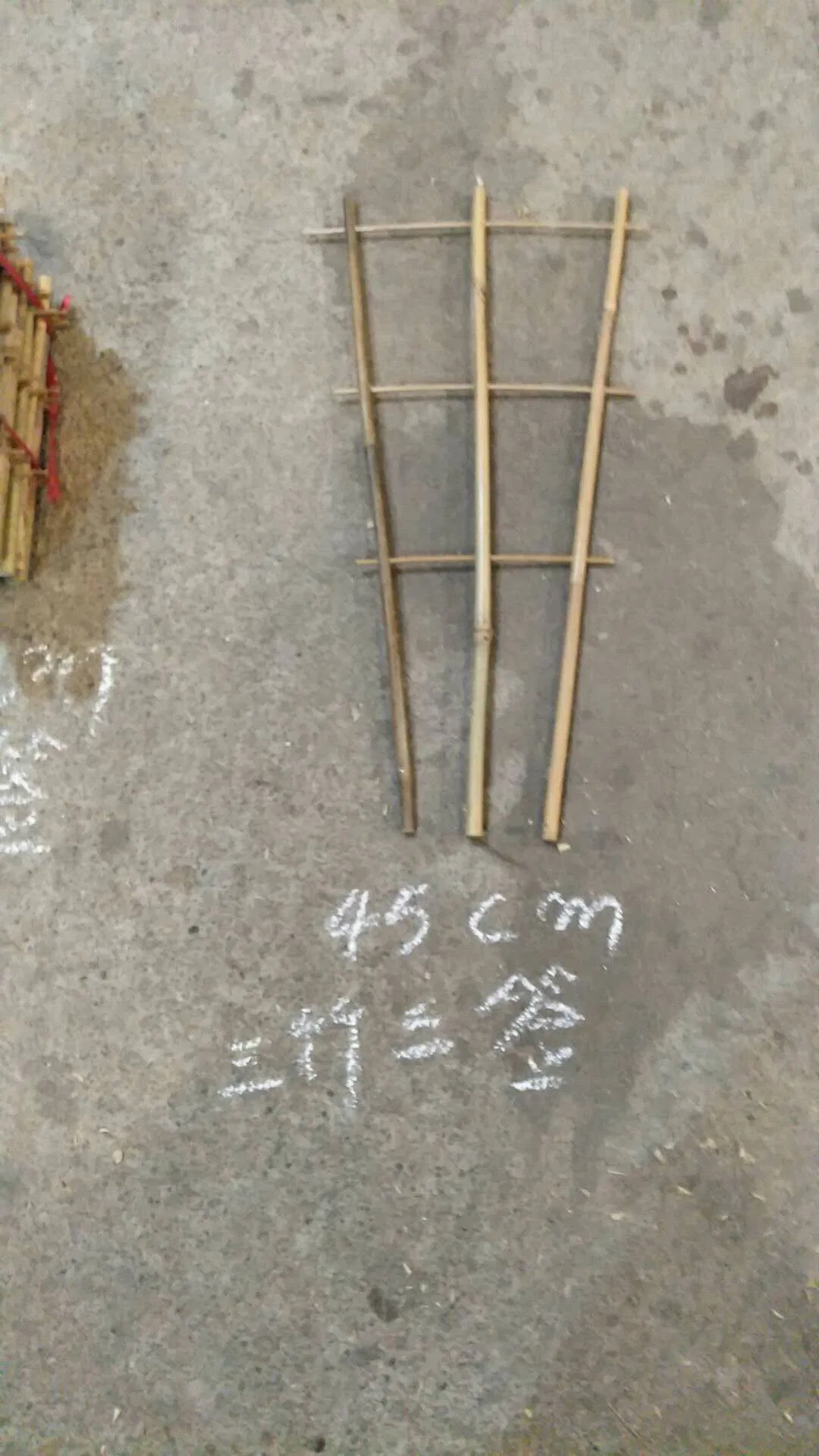 Bamboo Plant Fan Trellis H85cm