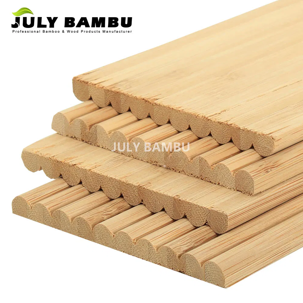 100% Solid Bamboo Fiber Wall Panel for Building, 6mm Decorative Wall Panel 3D