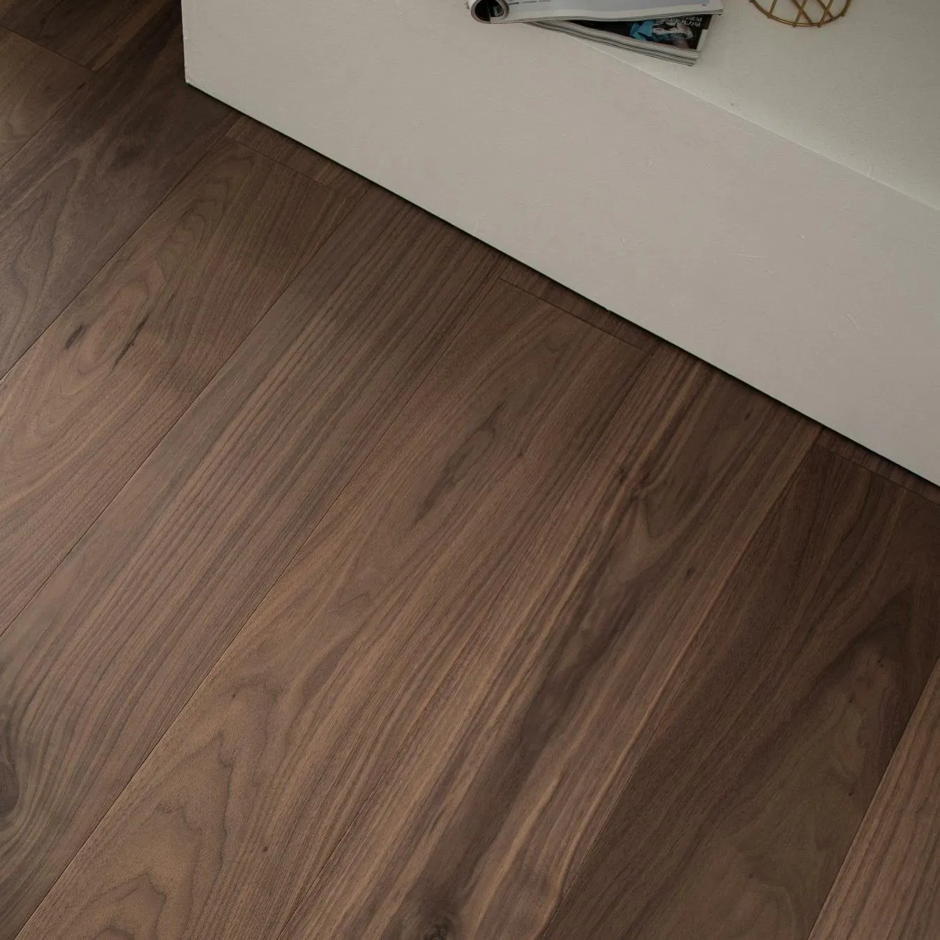 Паркетная доска из ореха, инженерная, 15 мм