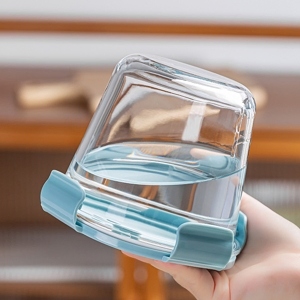 700ml Microwave-Safe High-Borosilicate Glass Airtight Food Container for Office Workers