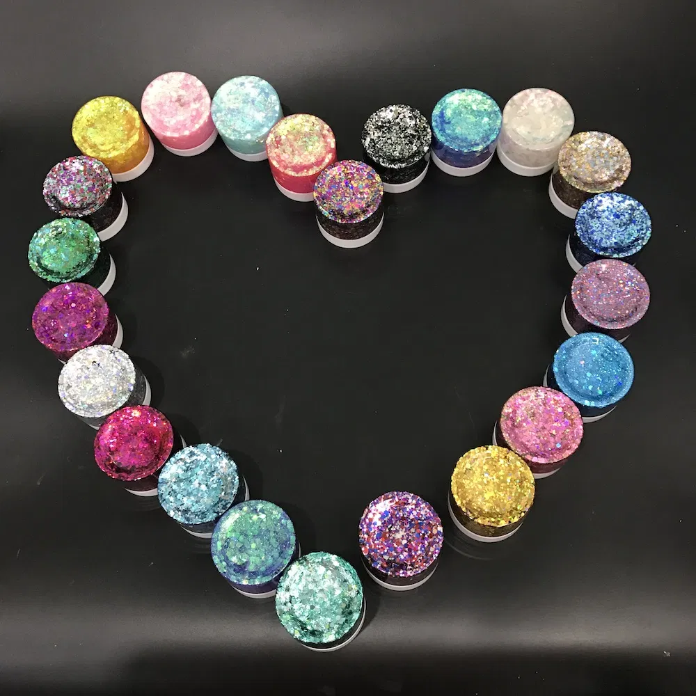 Makeup Single Eyeshadow Peel-off Liquid Loose Chunky Sequins Glitter Gel
