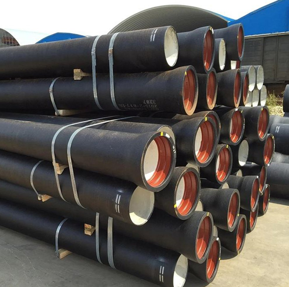 K9 K12 C25 C30 C40 Ductile Iron Pipe Price 6000mm Length Ductile Cast Iron Pipe Tube for Sewer Water Pipeline