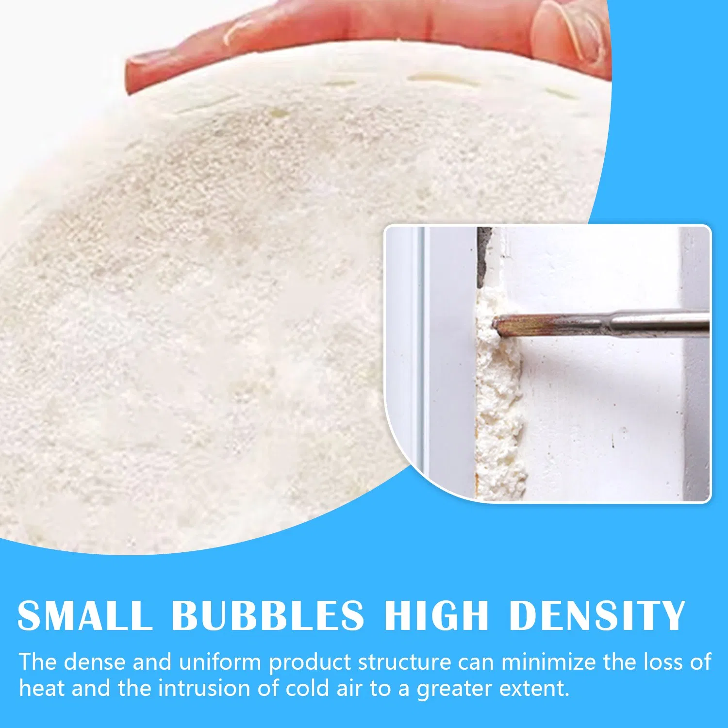 Universal Polyurethane Foam for General Sealing with Superior Noise Reduction, Waterproofing, and Insulation