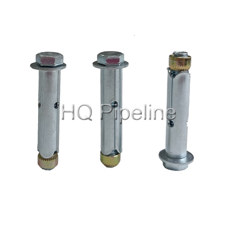 DIN Standard Carbon Steel Zinc Plated Concrete Wall Expansion Sleeve Anchor Bolt