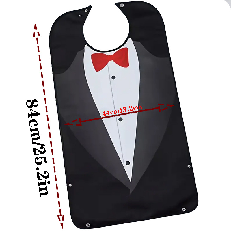 Factory Wholesale Adult Feeding Bibs Easy Fastening Waterproof Washable Eating Bibs