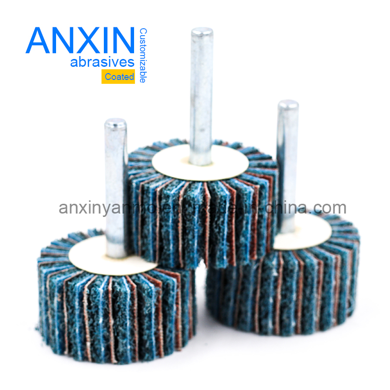 Нейлоновый лепестковый круг с абразивной тканью для металла