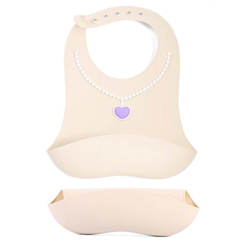 Top Selling Baby Tableware Silicone Customize Saliva Pockets Baby Bib
