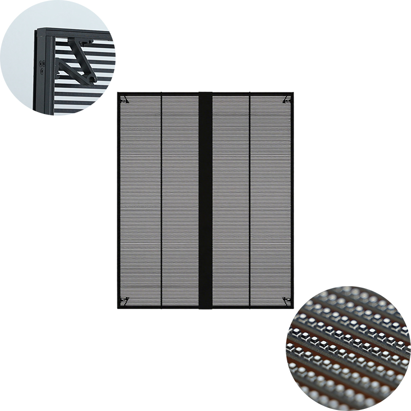 Chinese High Definition P2.6-5.2 P2.8-5.6 P3.125 P3.91-7.82 P7.82-7.82 3840Hz Indoor Adhesive Advertising LED Video Wall Film Transparent Display Screen