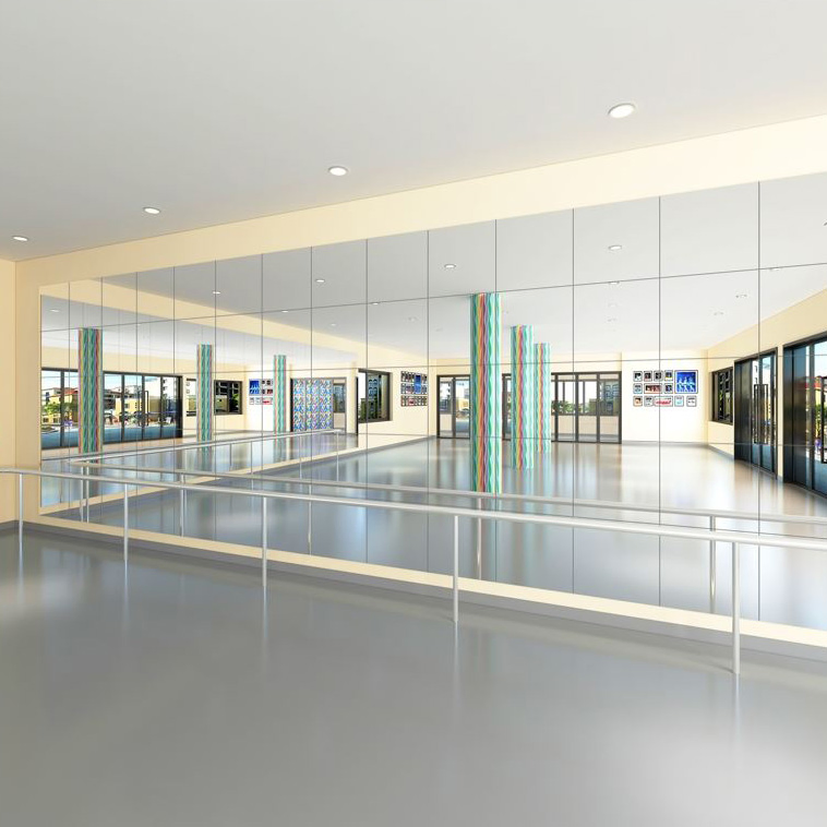 Custom Sized Dance Studio Safety Decorative Mirror