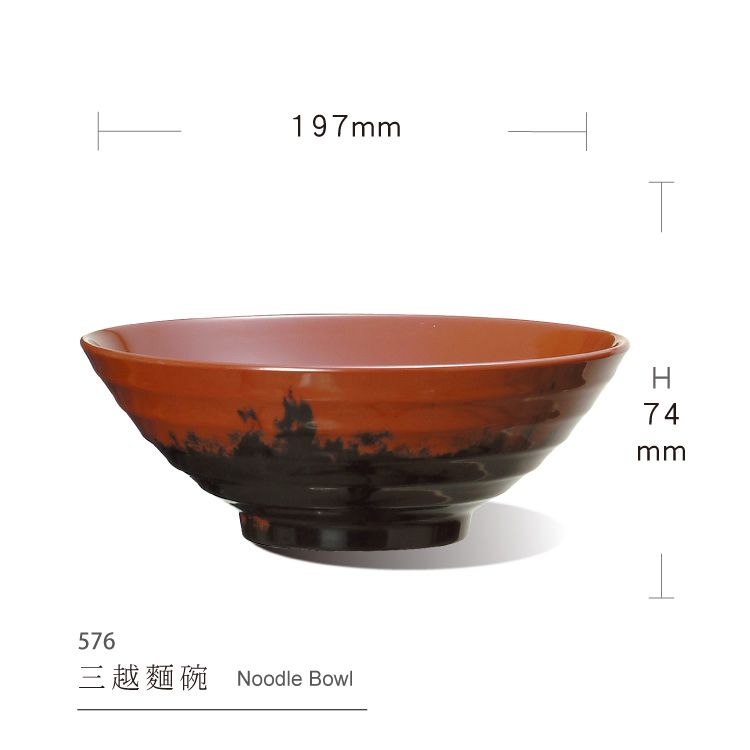 Wholesale Round 32oz 8" Plastic Noodle Bowls Melamine Ramen Bowls