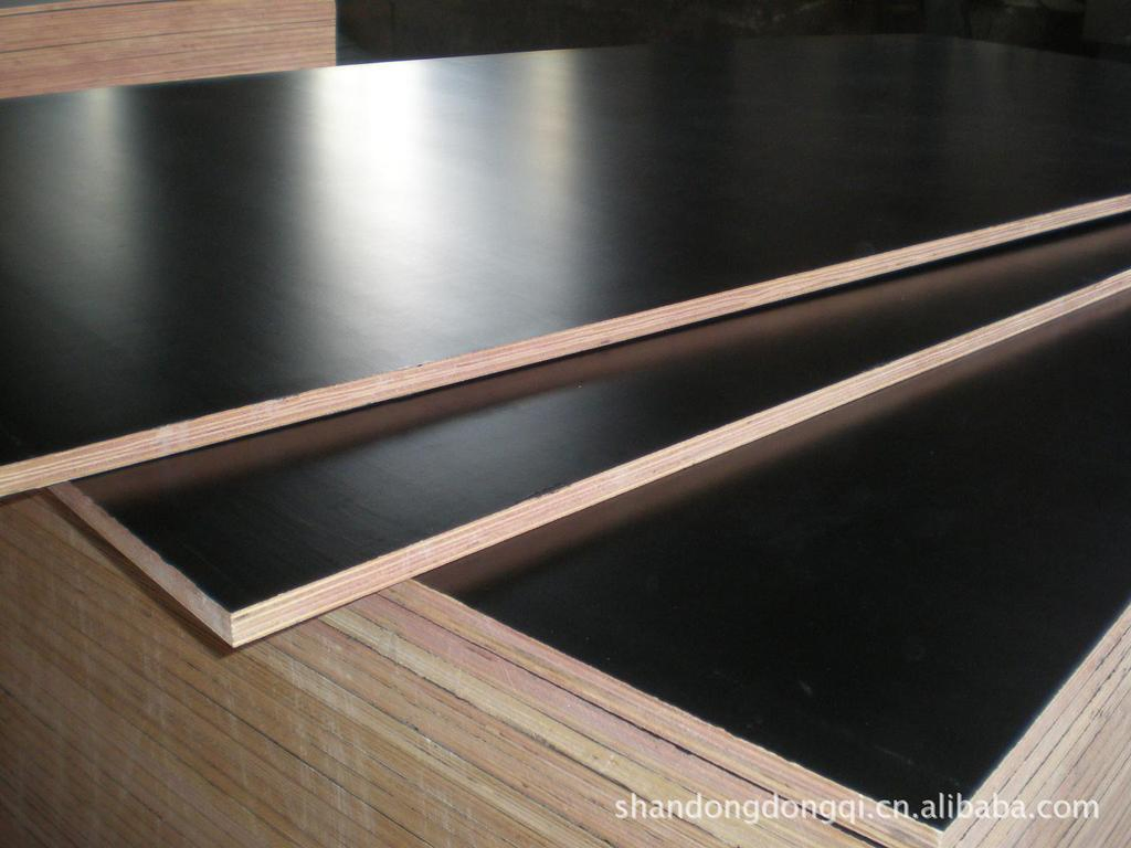 1220*2440 mm Black Film Face Plywood for Constructions and Building
