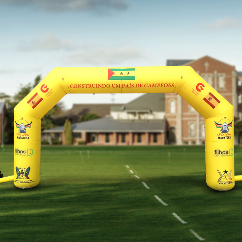 Custom Outdoor Event Finish Line Inflatable Race Start Arch Inflatable Entrance Archway Arco Inflable