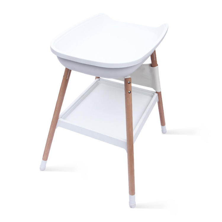 Easy Installation Anti -Skid Infant Baby Diaper Wooden Changing Station