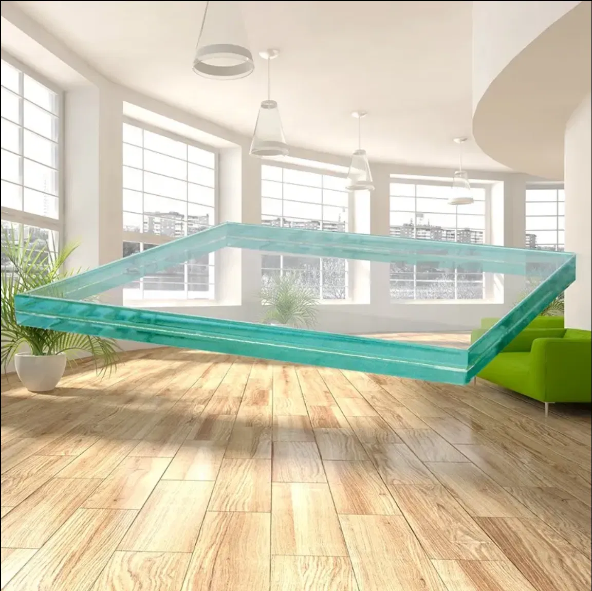 Custom Partition Best Price Architecture Laminated Glass Tempered Laminated Low-E Glass