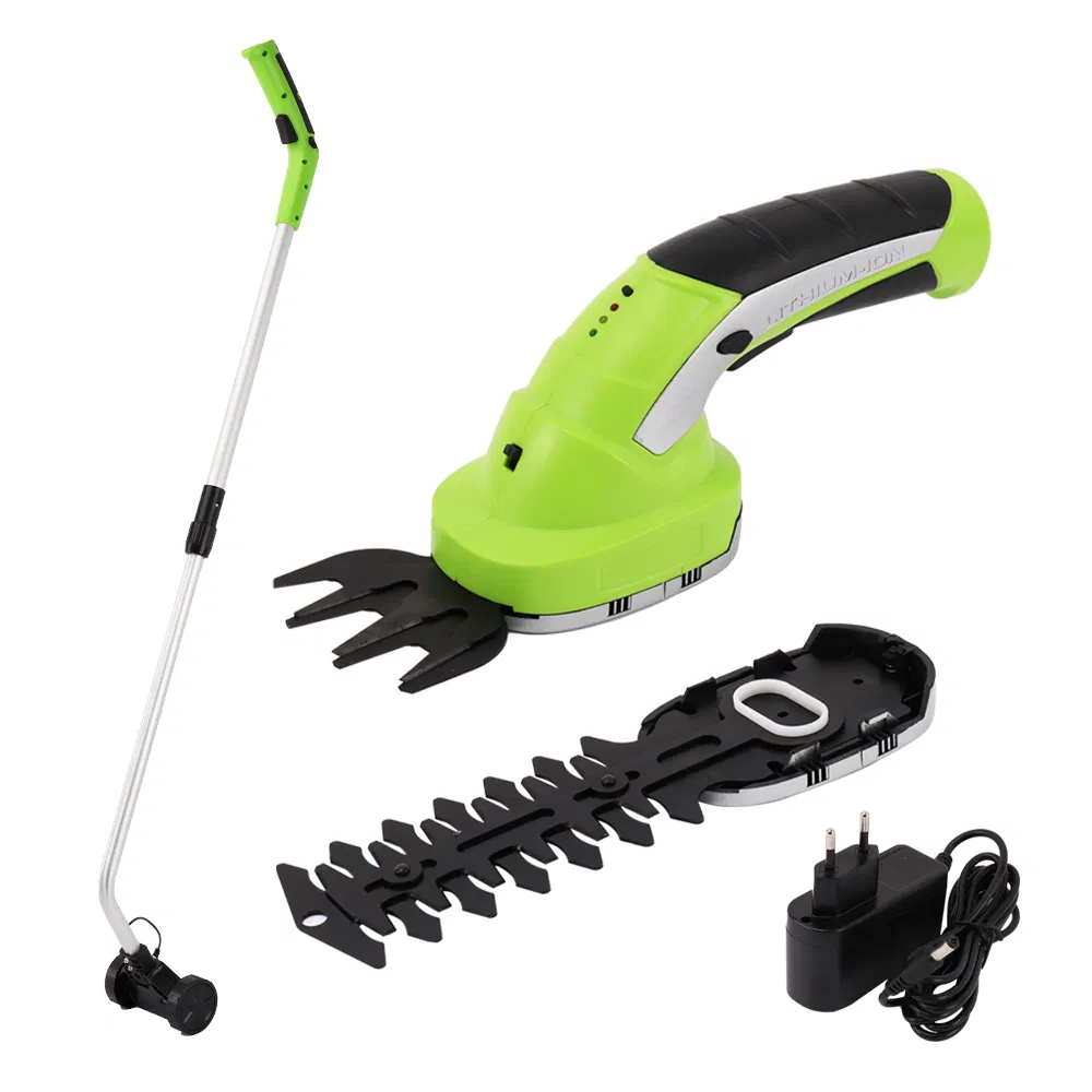 Electric Hand Held Grass Shear Shrubbery Clipper 7.2V Electric Grass Cutter with Rechargeable Battery and Charger Included
