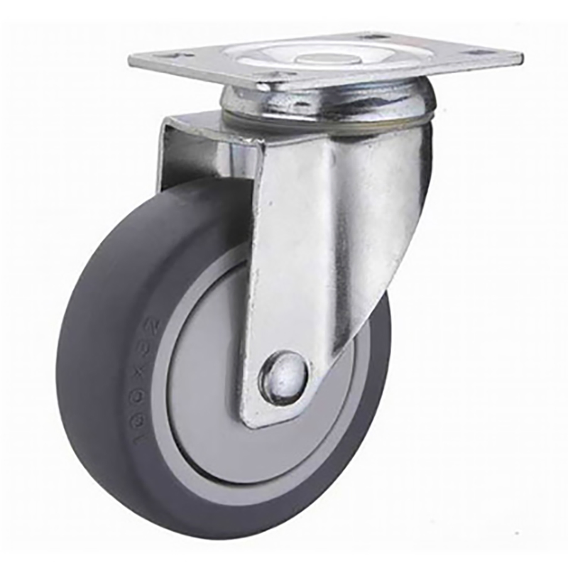 Bolt Hole PU/PP Castor with Ball Bearing and Side Brake