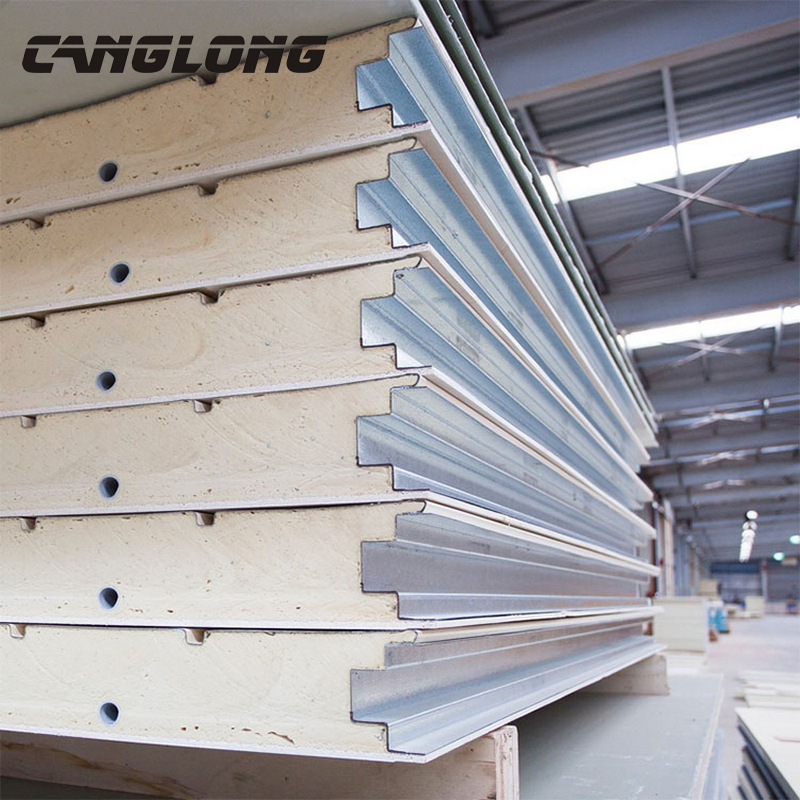 100 200mm Cold Room Polyurethane Insulation Ceiling Sandwich PU Panel