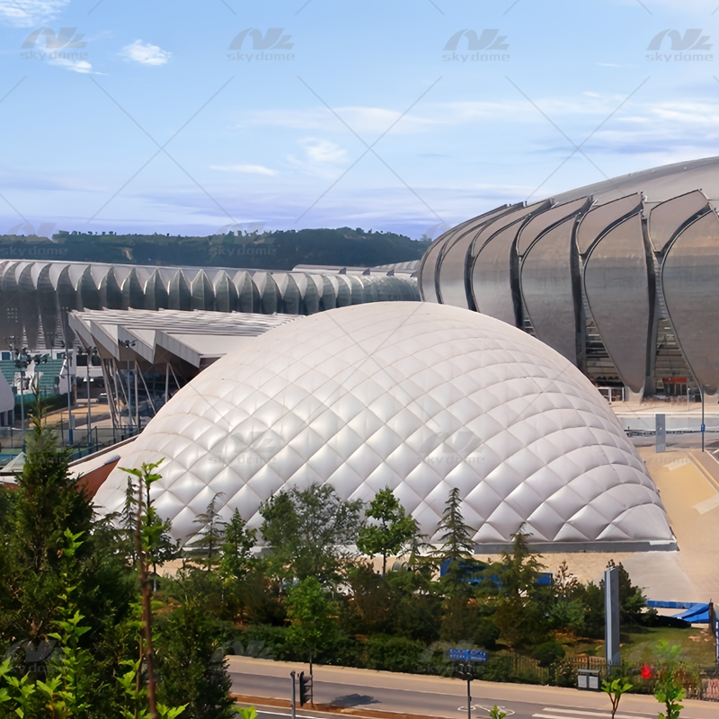 PVDF Air Dome of Year-Round Tennis Courts Solution