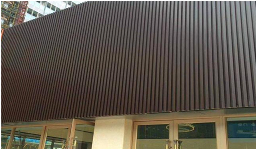 3D Texture WPC Wall Board Fireproof Eco-Friendly Hotel Project Panel