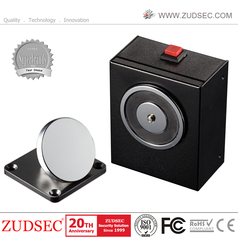 Fire Escape Floor Mount Magnet Door Stopper Smokeproof Door Magnetic Door Holder with Release Button