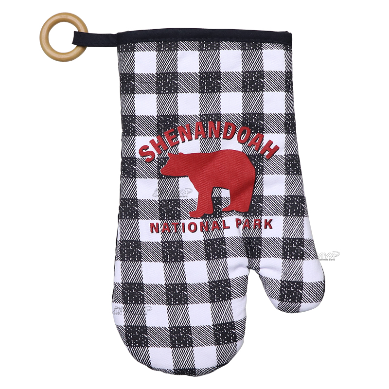 Customizable Souvenir Heat Resistant Cotton Oven Mitts Gloves for Kitchen Use