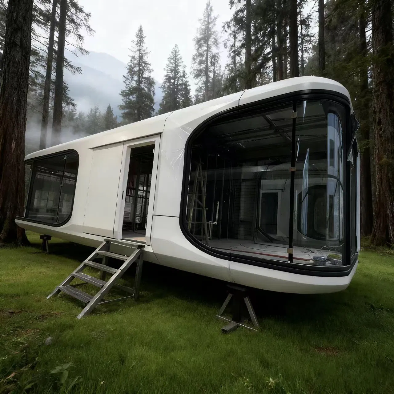 Smart and Convenient Mobile Hotels Prefab Space Capsule House