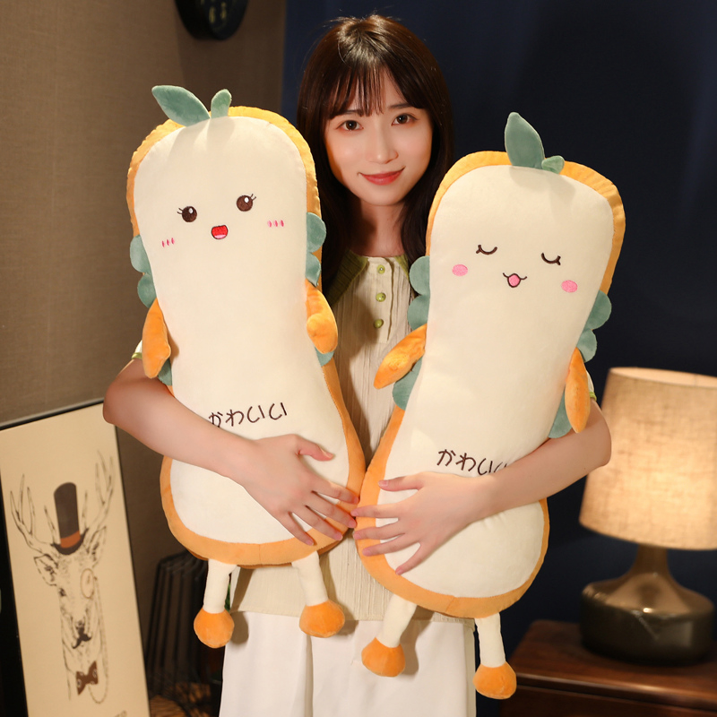 New Super Soft Cotton Long Plush Animal Bread Huggable Baby Pillow