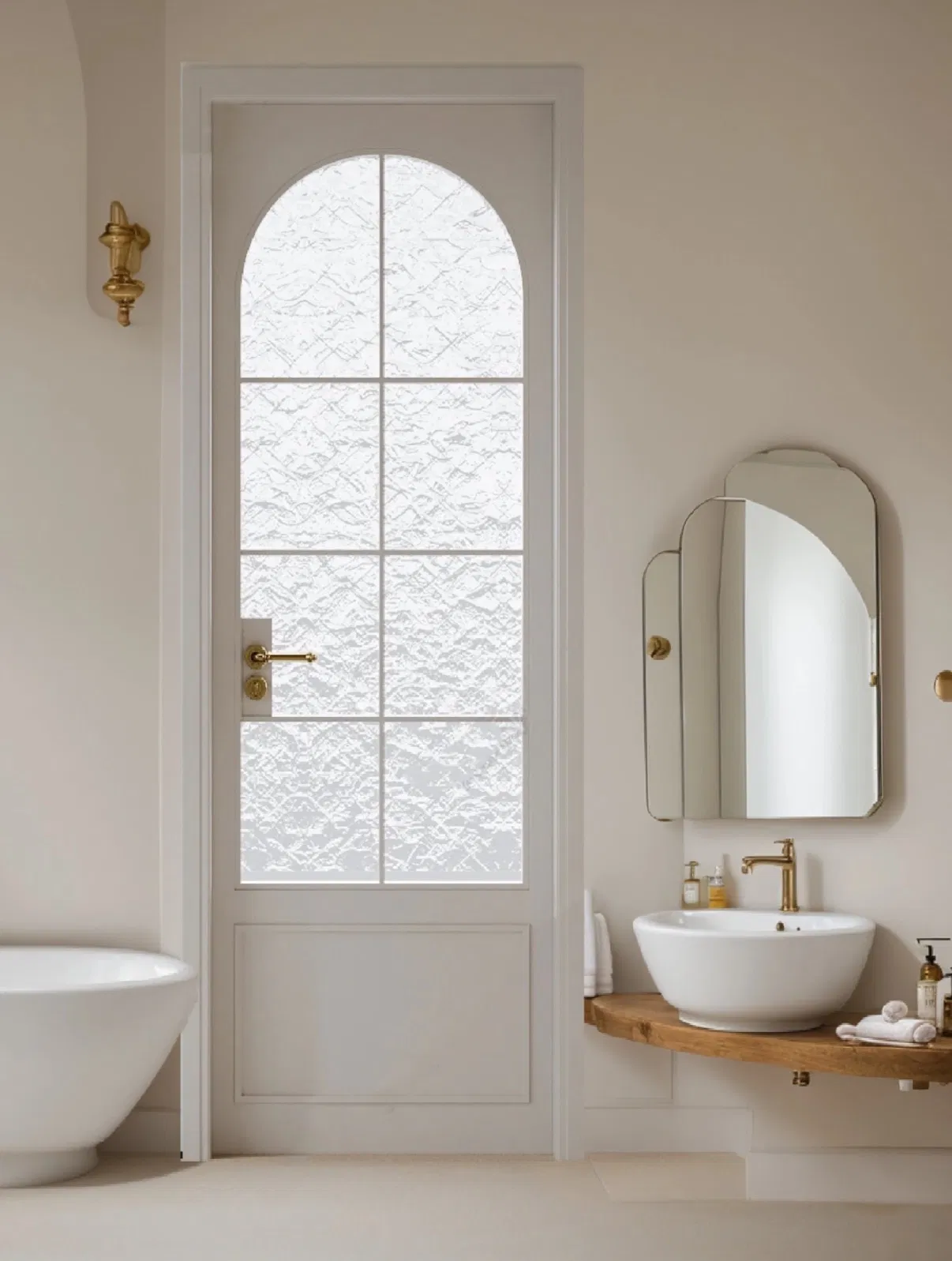 Бесшумные распашные двери для зонирования пространства