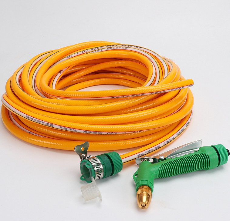 Metallic Copper Head Green Heaad Green Water Spray with Hose