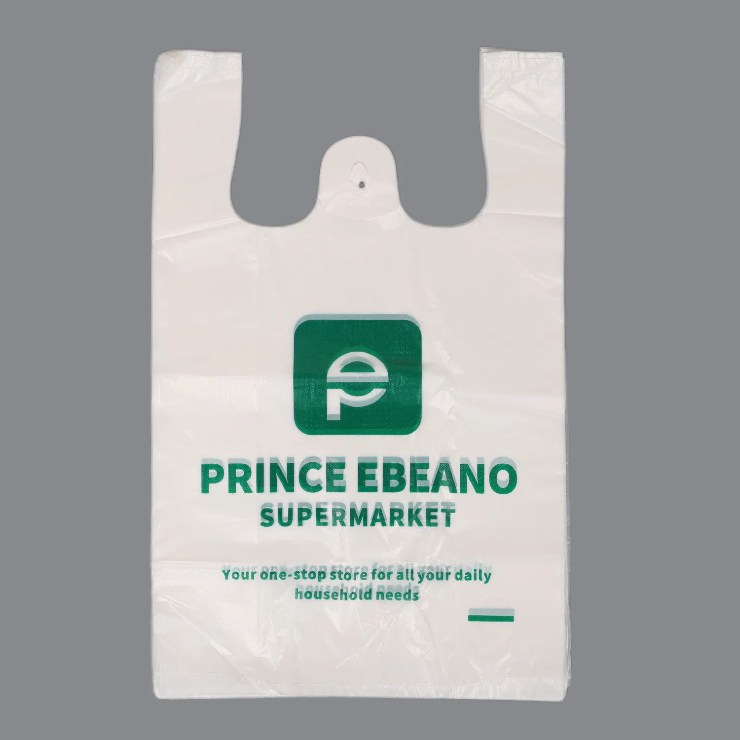 Customized Available HDPE LDPE Biodegradable Waterproof Plastic Handle Shopping Packaging Bag T-Shirt Bag