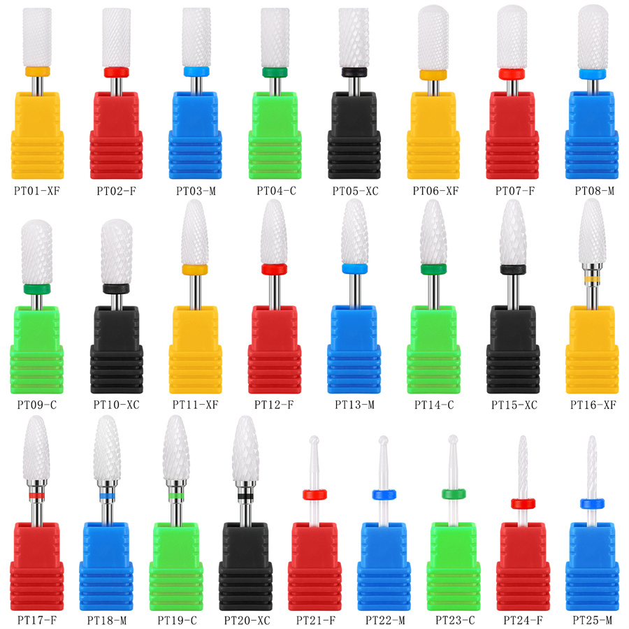 Nail Art Ceramic Unloading Polishing Head to Dead Skin Polishing Machine Nail Tool Polishing Head Replacement Head