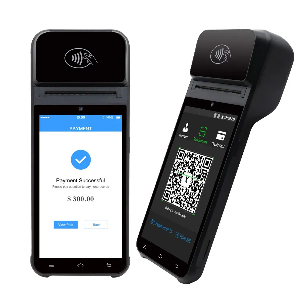 Android 4G Billing POS Machine Cash Register Point of Sale POS Printer Handheld POS Terminal