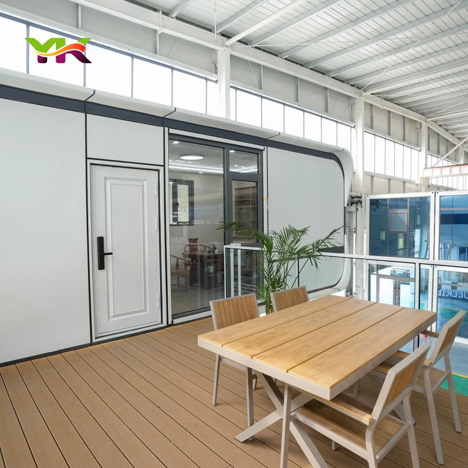 Modular Apple House Prefab Tiny Mobile Space Capsule Home House Pod Modern Prefabracated Container Building Camp Outdoor Apple Capsule Cabin Homestay Factory