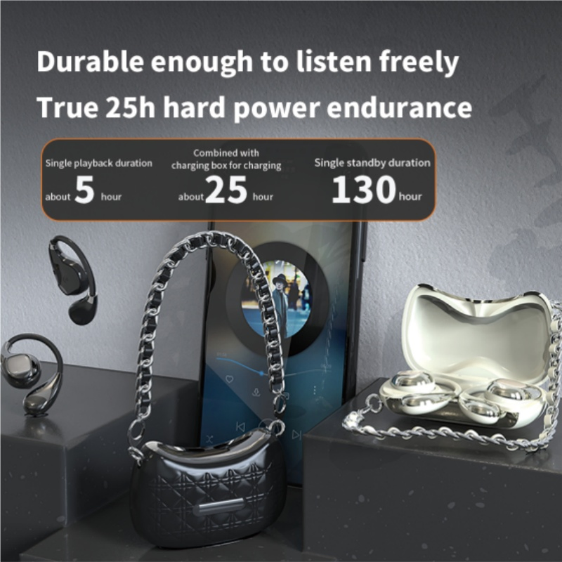 130h Standby 25h Battery Life Premium Hanging Bluetooth 5.4 Ear-Hook Ows Earbuds for Wholesale Buyers