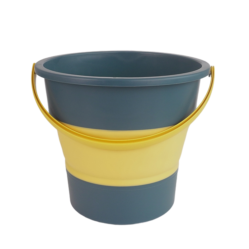 Camping Fishing Washing 10L PP TPR Folding Plastic Collapsible Bucket