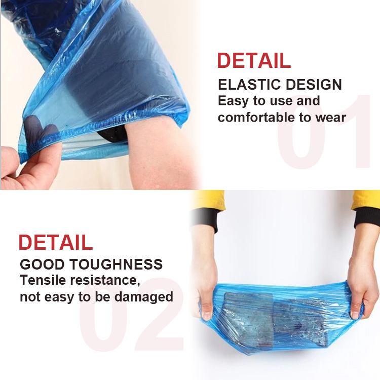 PE/CPE Clear Transparent Sleeve Cover LDPE Waterproof Arm Cover