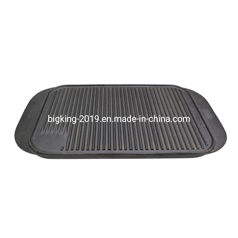 Pre-Seasoned Cast Iron Grill Pans Griddle Pans