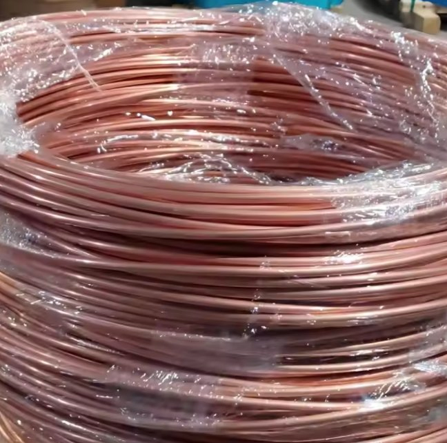 T1/T2/T3/Tp1/Tp2. Tag0.1 Red Pure Pancake Coil Copper Tube/Pipe Anti Hydrogen Embrittlement for Refrigeration Pipeline/Water Pipe/Heat Exchanger