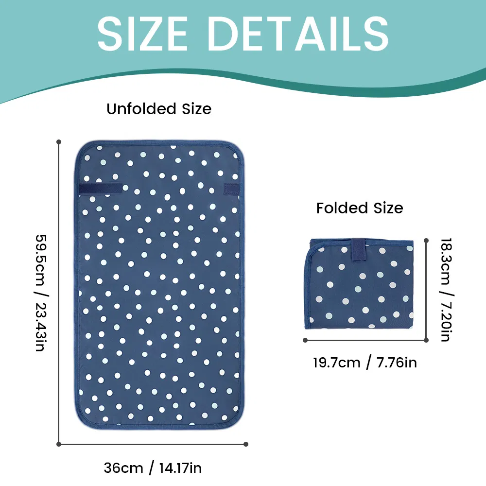Reusable-Foldable and Colorful Baby Changing Pad Travel