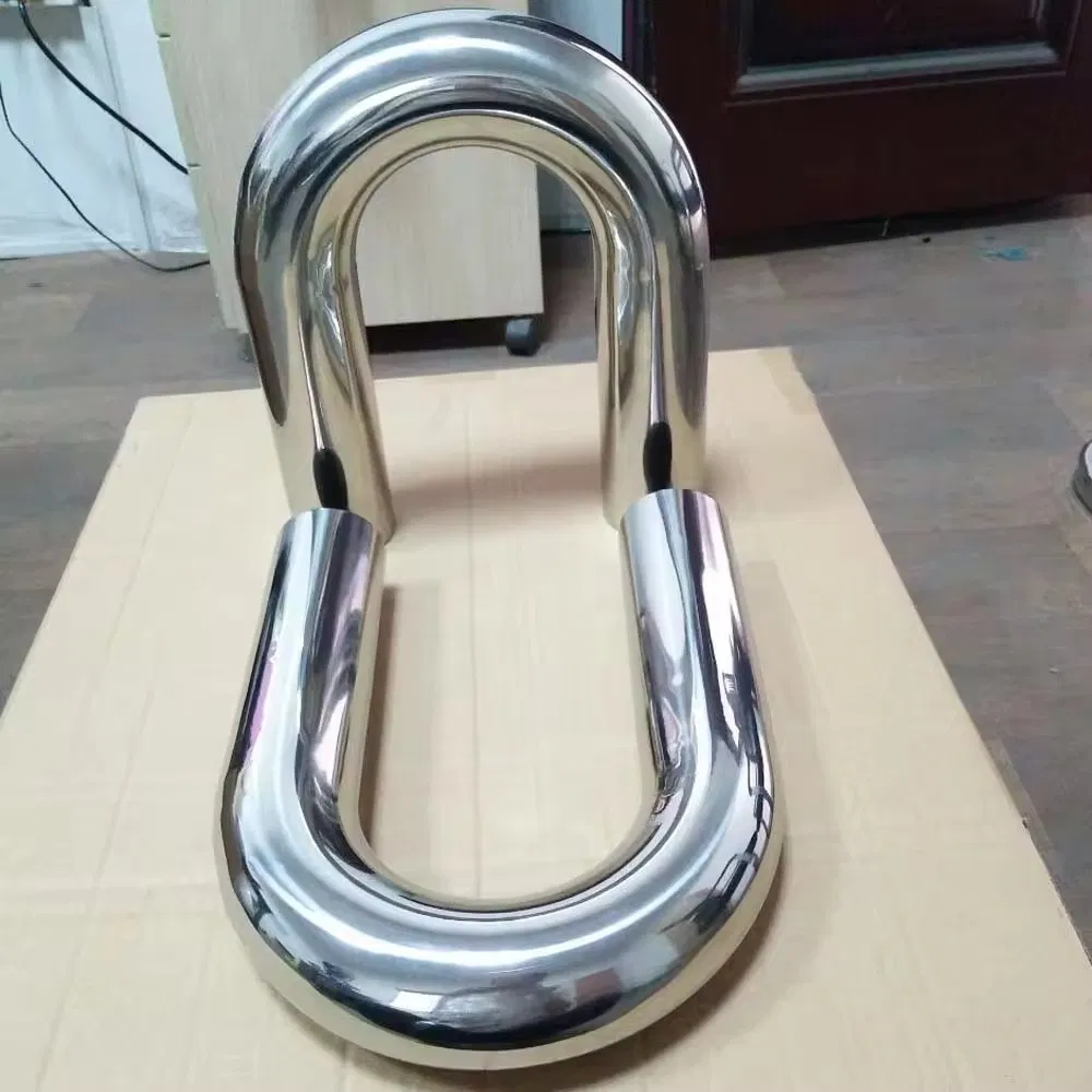Manufacturer Polish Stainless Steel 180 Degree Exhaust Tubing U Bend