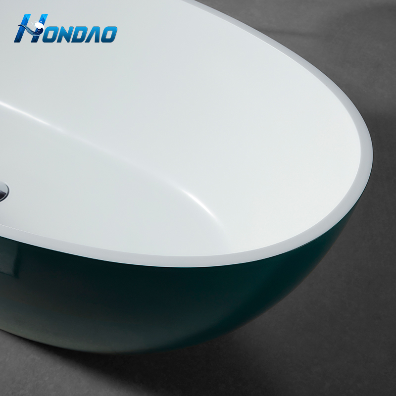 Отдельностоящая ванна с гидромассажем из искусственного камня