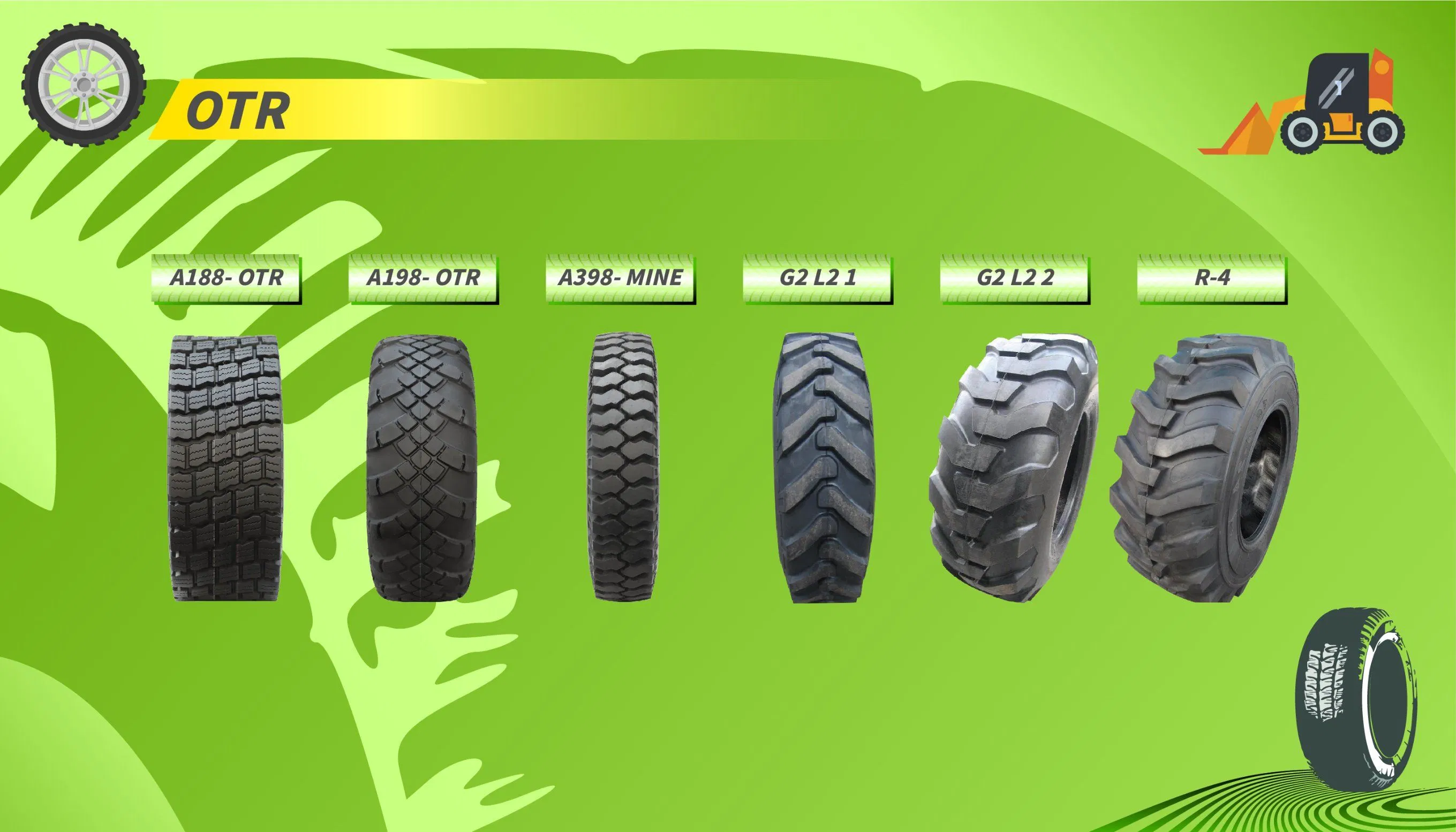 Premium 17.5-25 Bias Belted Wheel Loader Tire