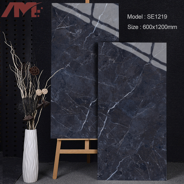 Foshan Luxury Marble Polished Porcelain Big Size Floor Tiles 600*1200mm