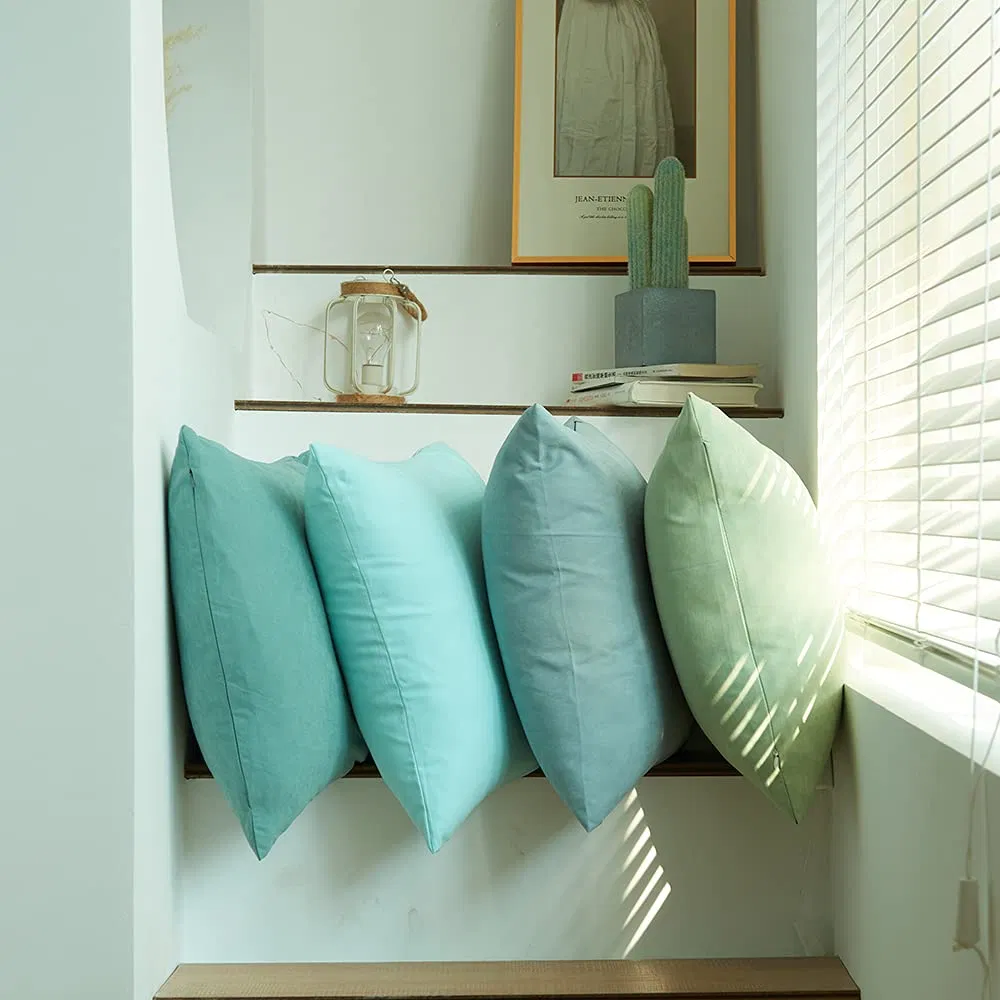 Neutral Solid Color Soft Decor Pillow Covers for Sofa Bedroom Couch Home